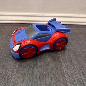 Spiderman Red and Blue Hero Small Push Car Boys Kids Toddlers